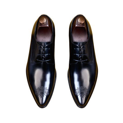 Italian Genuine Leather Formal Dress Man Derby Shoes - Saadstore