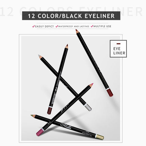 12 Color Eyeliner - Saadstore
