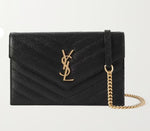 Ladies  Chain hand bag in Leather