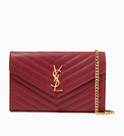Ladies  Chain hand bag in Leather