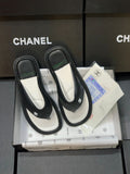 Chnel Leather flip flops Slipper