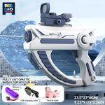 : Water Gun Toy for Kids NIBEMINENT Electric Automatic High Pressure Strong Toys Water Gun, Cool Appearance Large Capacity Fast Firing Speed Long Range(2 COLORS)