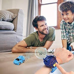 Watch Remote Control Car Toy, 2023 Mini Cartoon RC Car Analog Watch, 2.4G Long Distance Infrared Remote Control Sensing Model Car Toys, Racing Car Watch - Saadstore
