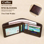 Men's RFID Genuine Leather Durable Vintage Wallet - Saadstore