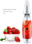 Portable Soda Maker with Handle | DIY Bubble Soda Cream Dispenser | Home Carbonated Drink Maker (Includes Extra 10 Capsules) - Saadstore