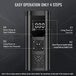 Air Compressor Tire Inflator Pump Car Portable, 150 PSI Fast Inflation with LCD Dual Screen, [Cordless & Strong Power] Electric Tire Pump for Car Tire For Car, Bicycle, Motorcycles, Ball - Saadstore