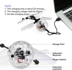 motion sensing flying ball