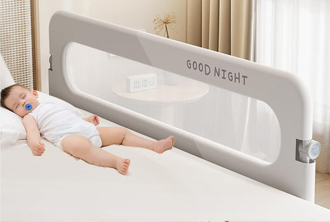 Bed Rails for Toddlers,Infant Bed Rail Guard,Baby Swing Down Bed Rail Guard,Kids' Bed Rails & Rail Guards, - Saadstore