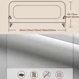 Bed Rails for Toddlers,Infant Bed Rail Guard,Baby Swing Down Bed Rail Guard,Kids' Bed Rails & Rail Guards, - Saadstore