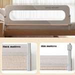 Bed Rails for Toddlers,Infant Bed Rail Guard,Baby Swing Down Bed Rail Guard,Kids' Bed Rails & Rail Guards, - Saadstore