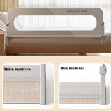 Bed Rails for Toddlers,Infant Bed Rail Guard,Baby Swing Down Bed Rail Guard,Kids' Bed Rails & Rail Guards, - Saadstore