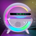 Wireless Charger Atmosphere Lamp - A Multi-functional Marvel of LED Bluetooth Speaker, Desk Lamp, and RGB Night Light in UAE - Saadstore