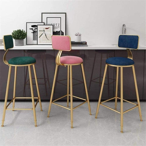 Luxury Golden Bar High Chair Stool - Saadstore