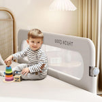Bed Rails for Toddlers,Infant Bed Rail Guard,Baby Swing Down Bed Rail Guard,Kids' Bed Rails & Rail Guards, - Saadstore