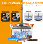 360° Bucket Spin Mop Set - Saadstore