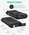 Solar Power Bank Waterproof Battery Pack