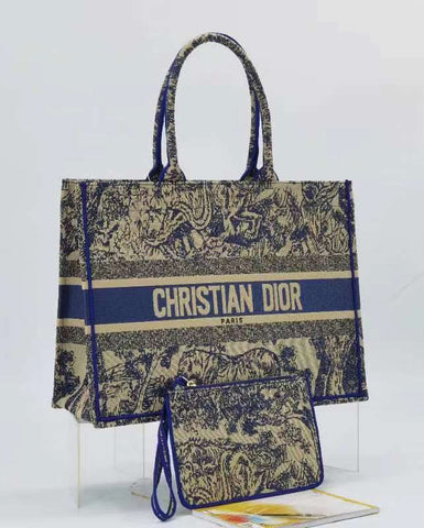 C.D small tiger tote Bag