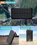 Solar Power Bank Waterproof Battery Pack