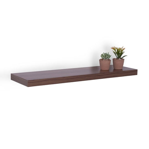 Wall Shelf Brown - Space-Saving Storage Without Stand