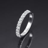 Cubic Zirconia Embellishment Silver Ring