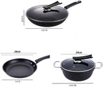 Kitchen Cookware Set (Black)