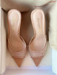 Gianvito Rossi High Heel Crystal Slippers For Women