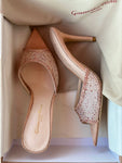 Gianvito Rossi High Heel Crystal Slippers For Women