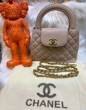 CH Kelly Mini Shopping Bag Shiny Calfskin For Women 22*14 cm