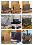 𝐋𝐕 Denim Crossbdy Bag With Chain