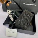 Heiress Pouch Bag In Crystal Mesh