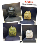 YSL Leather Joe Backpack Bucket Bag