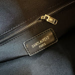 YSL Leather Joe Backpack Bucket Bag
