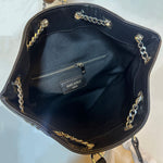 YSL Leather Joe Backpack Bucket Bag
