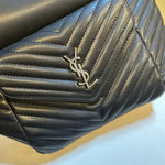 YSL Leather Joe Backpack Bucket Bag