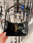 Le5a7 YSL Kelly Shiny Leather Bag
