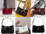 Le5a7 YSL Kelly Shiny Leather Bag