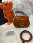 CD Montaigne Avenue Top Handle Shiny Bag