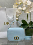 CD Montaigne Avenue Top Handle Shiny Bag
