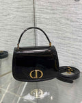 CD Montaigne Avenue Top Handle Shiny Bag