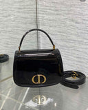 CD Montaigne Avenue Top Handle Shiny Bag
