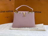 LV Capucines Top Handle Leather Bag 25cm