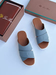 Ox Leather Palm Sandal By Loro Piana