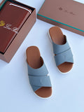 Ox Leather Palm Sandal By Loro Piana