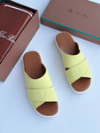 Ox Leather Palm Sandal By Loro Piana