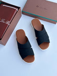 Ox Leather Palm Sandal By Loro Piana