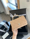 CH Top Handle Matelasse Chain Crossbody Bag