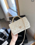 CH Top Handle Matelasse Chain Crossbody Bag