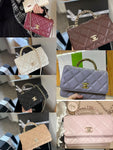 CH Top Handle Matelasse Chain Crossbody Bag