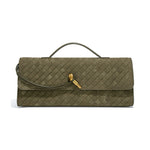Andiamo Long Clutch Velvet Fabric By Bottega Veneta