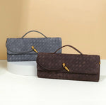 Andiamo Long Clutch Velvet Fabric By Bottega Veneta